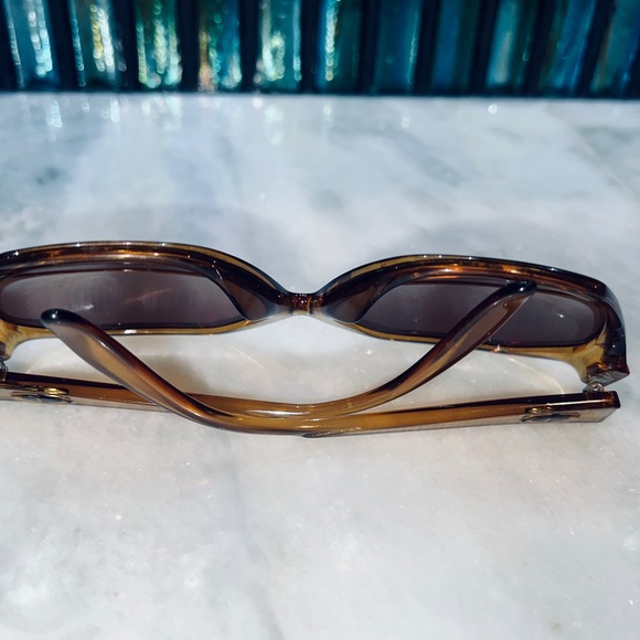 VINTAGE Christian Dior Sunglasses Amber Frame/Lenses Made in Germany - Picture 9 of 13